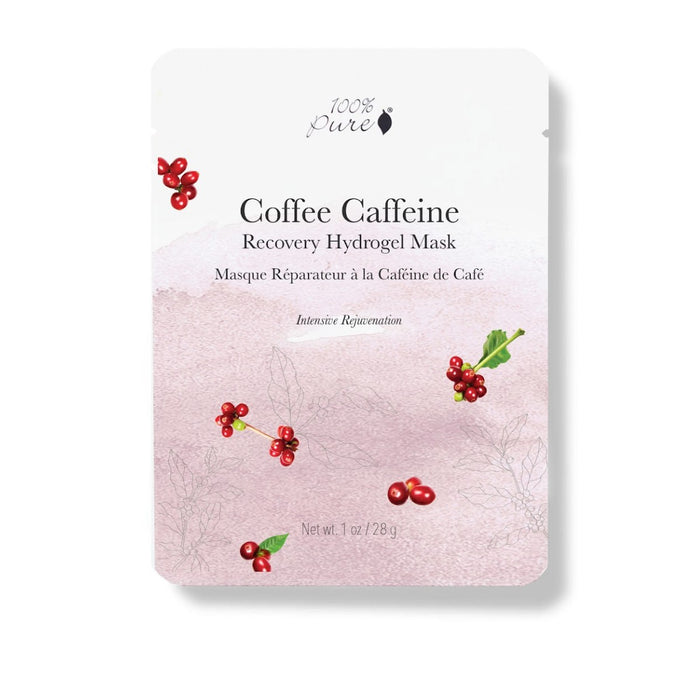 100 Percent Pure Hydrogel Mask - Coffee Caffeine Recovery - The Green Kiss