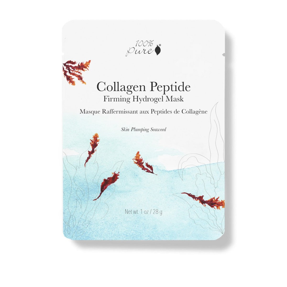 100 Percent Pure Hydrogel Mask - Collagen Peptide Firming - The Green Kiss