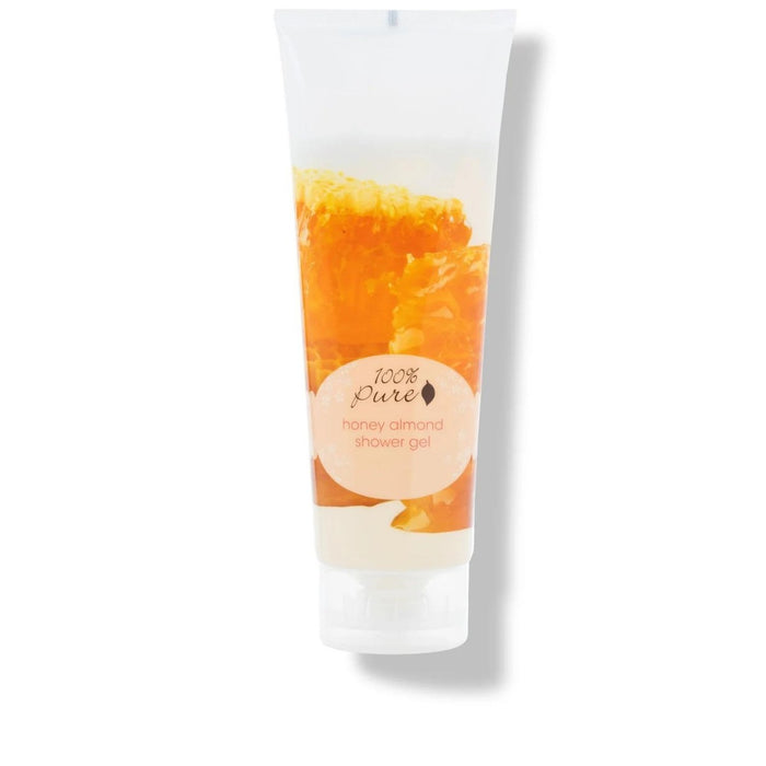 100 Percent Pure Honey Almond Shower Gel - The Green Kiss