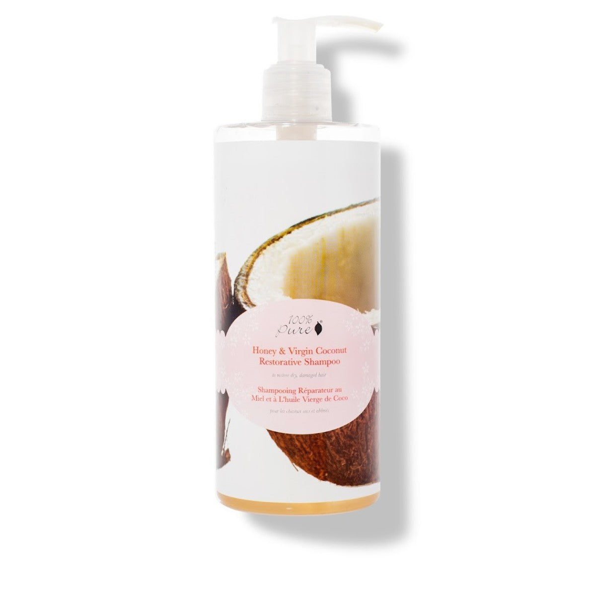 100 Percent Pure Shampoo - Honey & Virgin Coconut - The Green Kiss