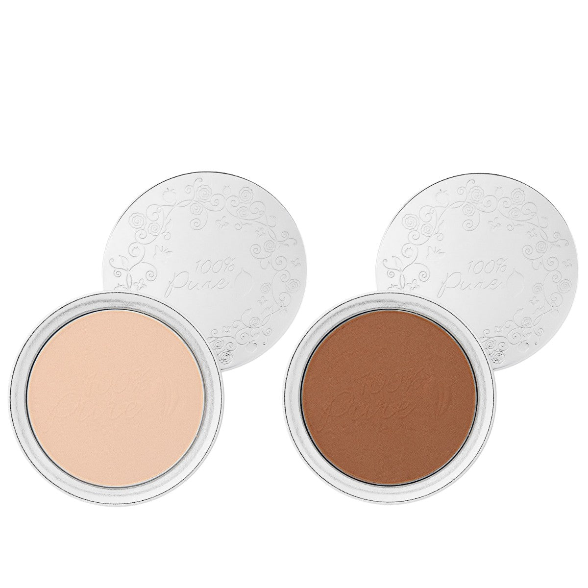 100 Percent Pure Fruit Pigmented Pressed Powder Foundation - The Green Kiss