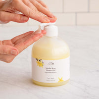100 Percent Pure Vanilla Bean Shower Gel - The Green Kiss