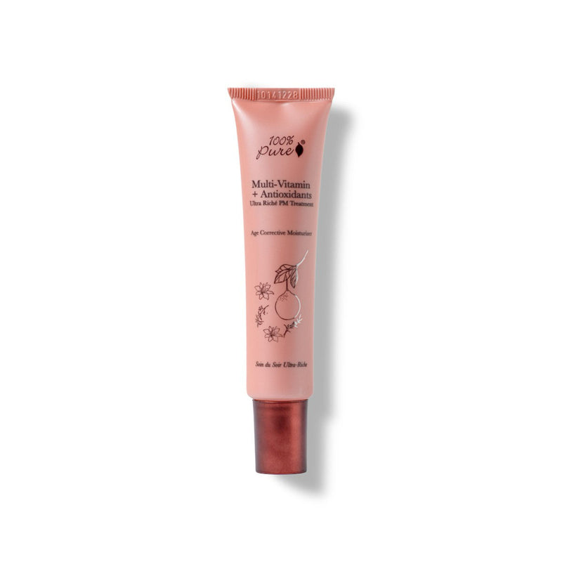 100 Percent Pure Multi-Vitamin + Antioxidants Ultra Riche PM Treatment - The Green Kiss
