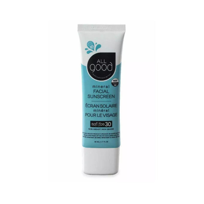 All Good SPF 30 Mineral Facial Sunscreen - The Green Kiss