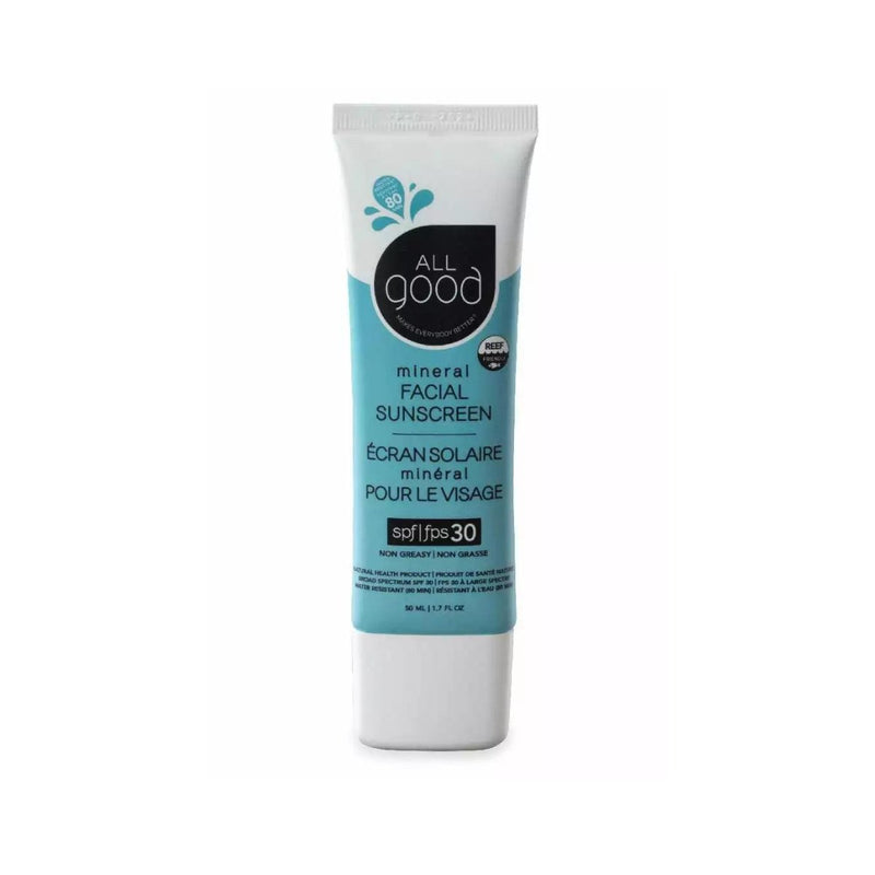 All Good SPF 30 Mineral Facial Sunscreen - The Green Kiss