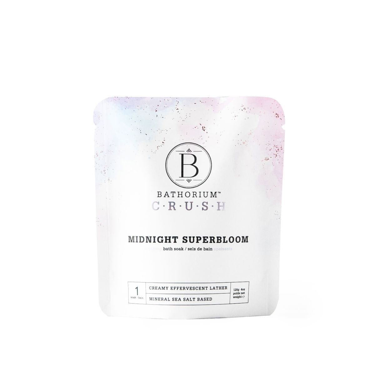 Bathorium Crush Bath Soak - Midnight Superbloom Single Bath - The Green Kiss