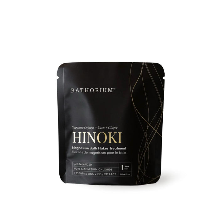 Bathorium Hinoki Magnesium Bath Flake Soak - Single Bath