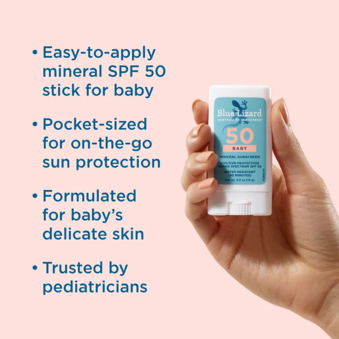 Blue Lizard Baby Mineral Sunscreen Stick SPF 50