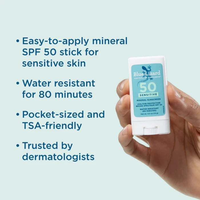 Blue Lizard Sensitive Mineral Sunscreen Stick SPF 50