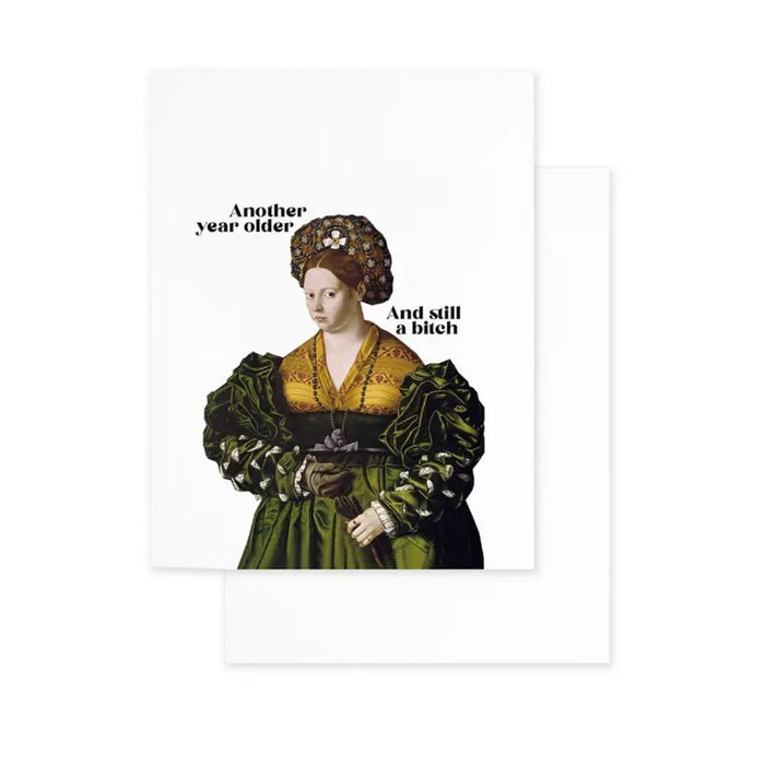Cardideology Greeting Cards - Another Year Older - The Green Kiss