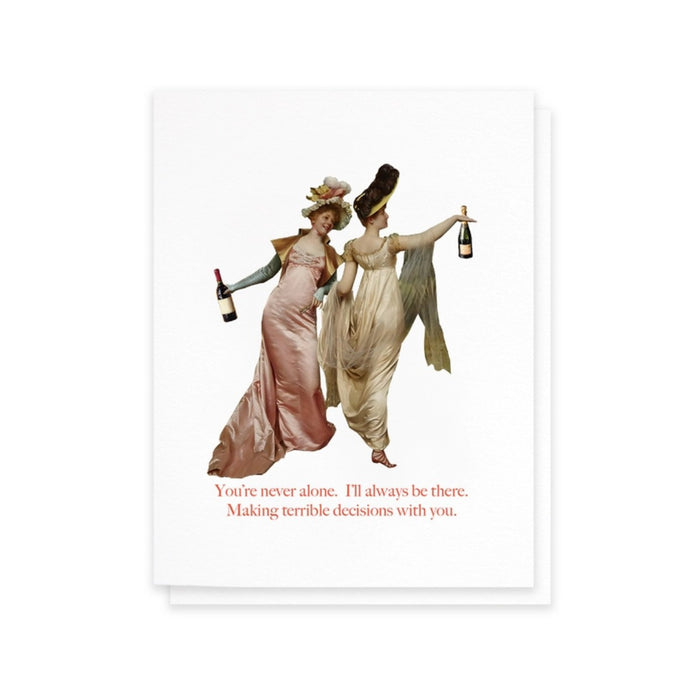 Cardideology Greeting Cards - Never Alone