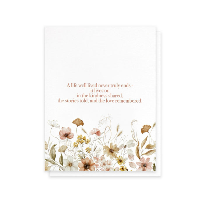 Cardideology Greeting Cards - A Life Well Lived