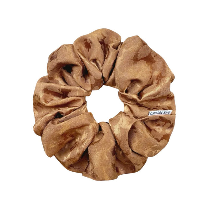 Chelsea King Cotswolds Floral Jacquard Hazel Scrunchie - Oversized