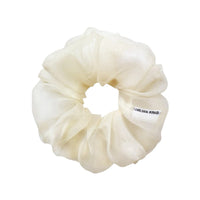 Chelsea King Cotswolds Organza Champagne Scrunchie - Oversized
