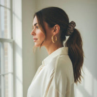 Chelsea King Cotswolds Suede Fawn Scrunchie - Classic