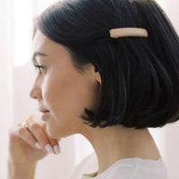 Chelsea King French Clip Crème Matte - Small