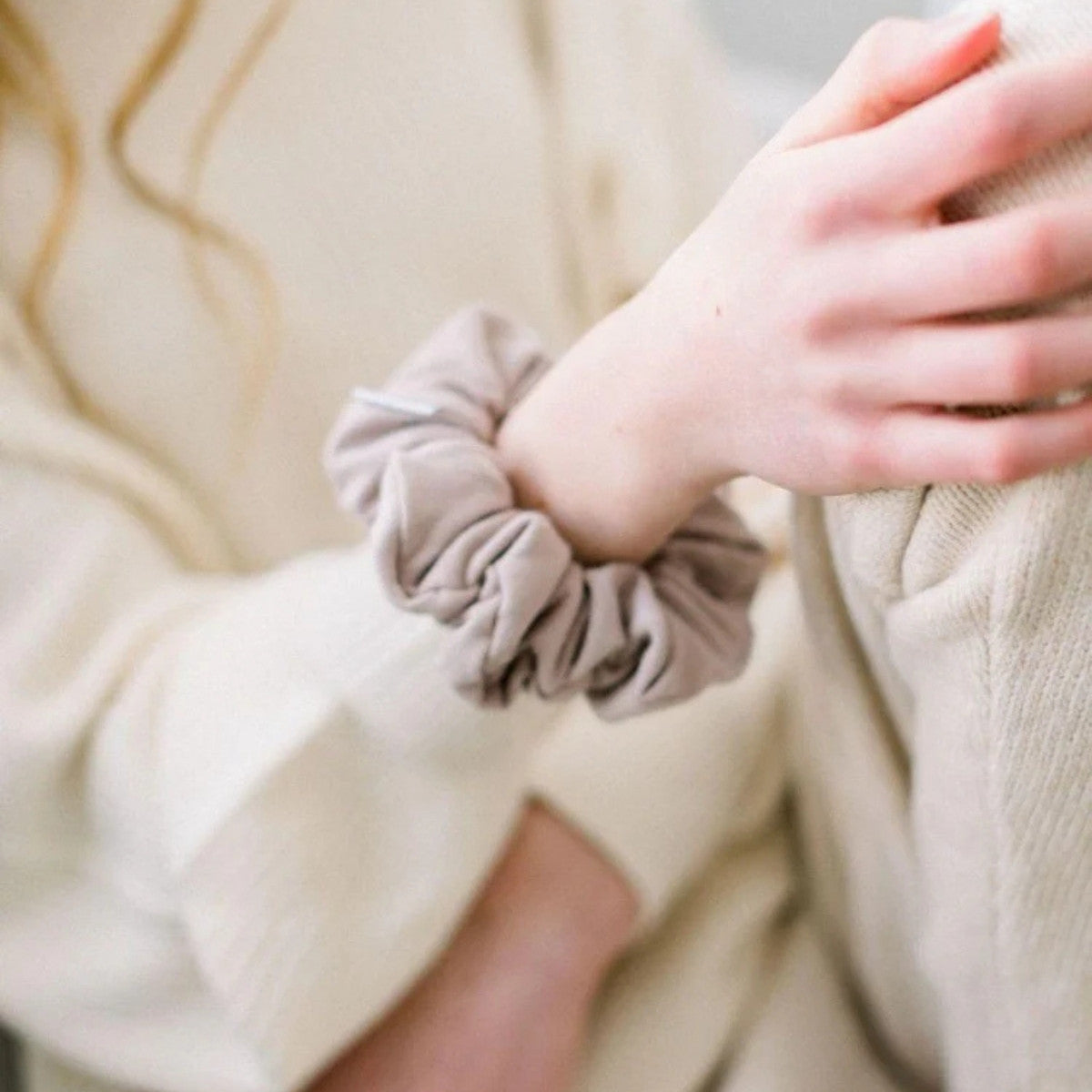 Chelsea King Leisure Club Fawn Scrunchie - Classic - The Green Kiss