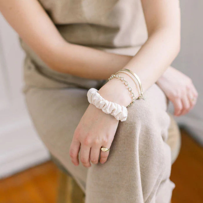 Chelsea King Leisure Club Heather Almond Scrunchie - Thin