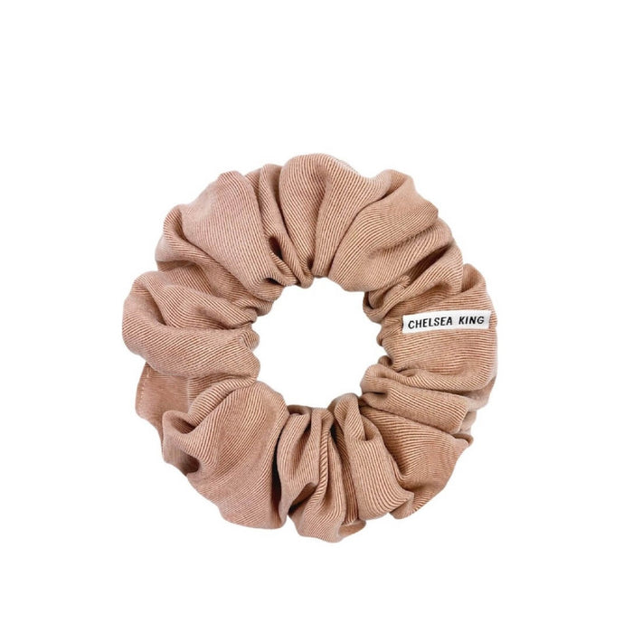 Chelsea King Luxe Nude Blush Scrunchie - Classic