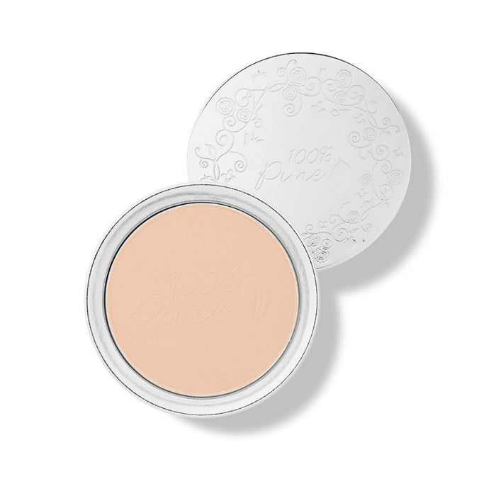 100 Percent Pure Fruit Pigmented Pressed Powder Foundation - The Green Kiss