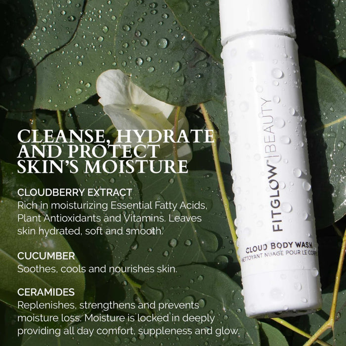 Fitglow Beauty Cloud Body Wash - Travel Size - The Green Kiss