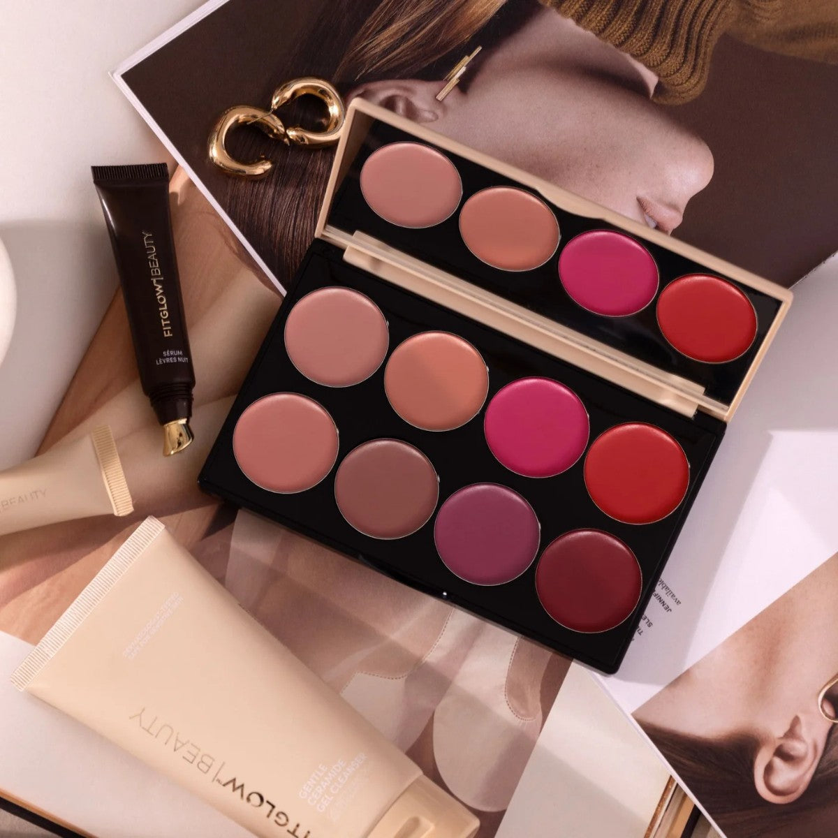 Fitglow Beauty Lip Colour Cream Palette