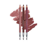 Fitglow Beauty Vegan Lip Liner Trio - Muted Mauve/Root/Buff