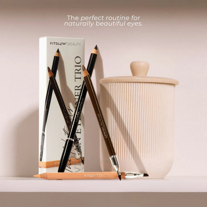 Fitglow Beauty Vegan Eyeliner Pencil Trio