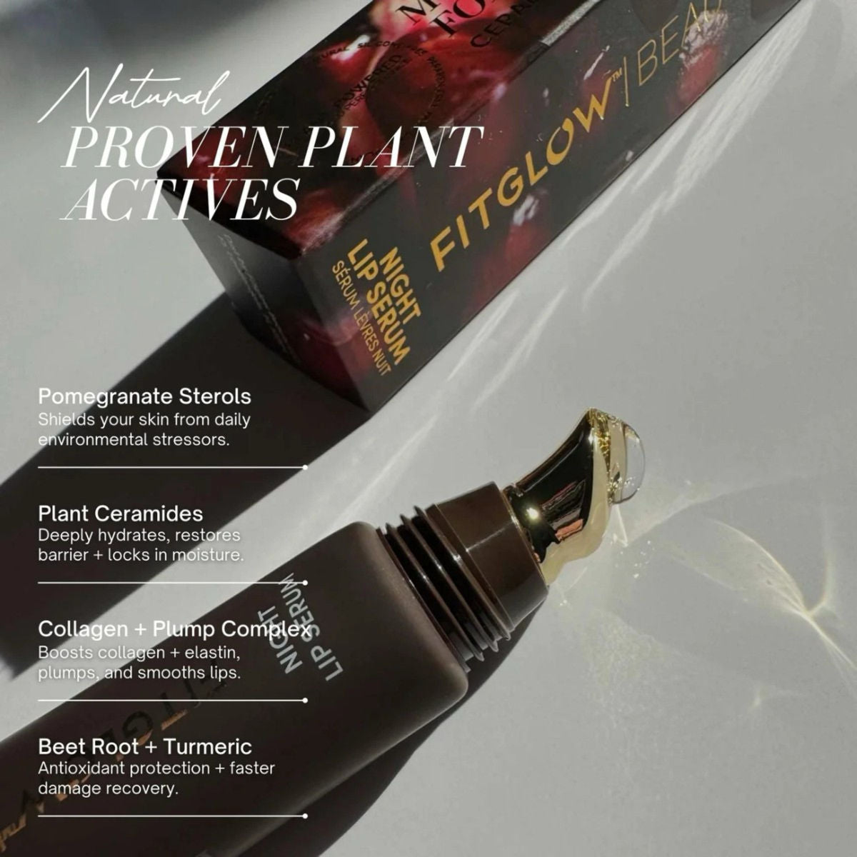Fitglow Beauty Night Lip Serum Duo - The Green Kiss