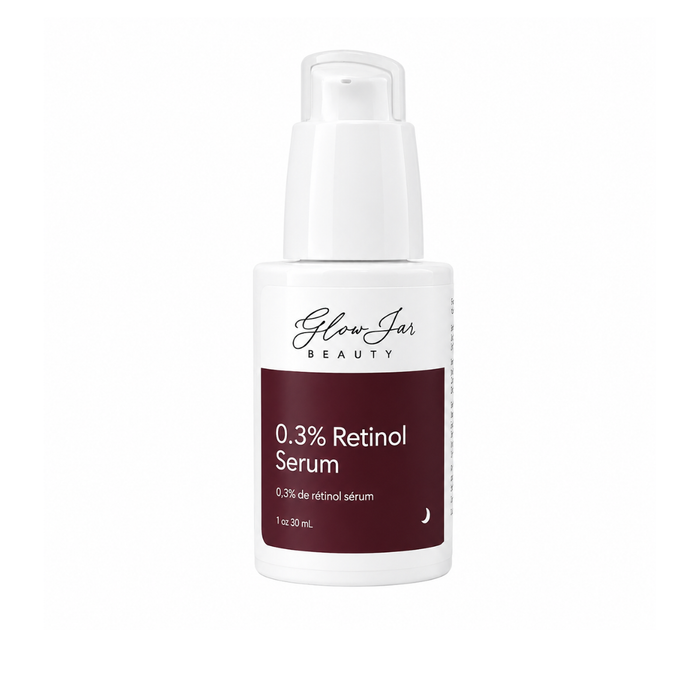 Glow Jar Beauty PM 0.3% Retinol Serum - The Green Kiss