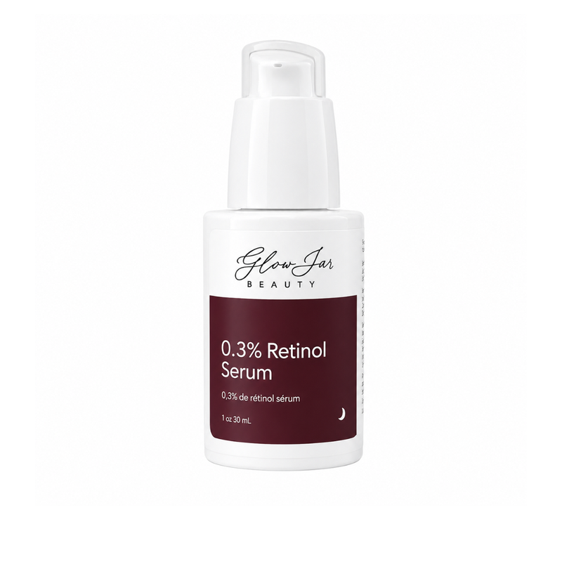 Glow Jar Beauty PM 0.3% Retinol Serum - The Green Kiss