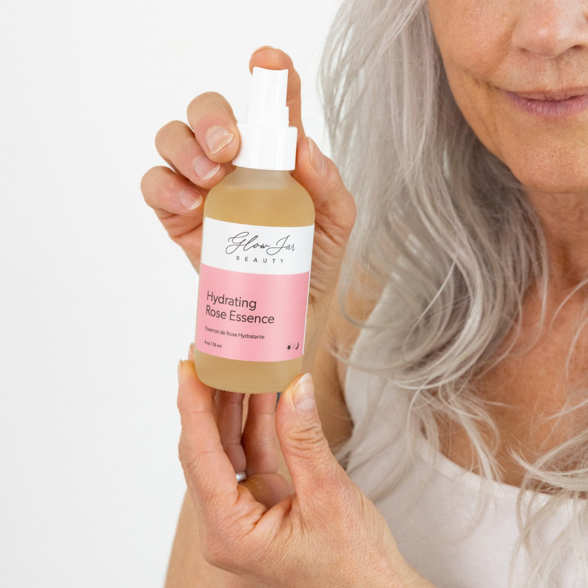 Glow Jar Beauty Hydrating Rose Essence - The Green Kiss