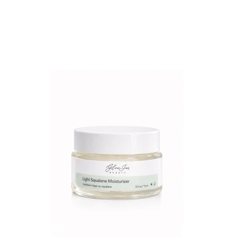 Glow Jar Beauty Light Squalane Moisturizer - 15 mL Travel Size - The Green Kiss