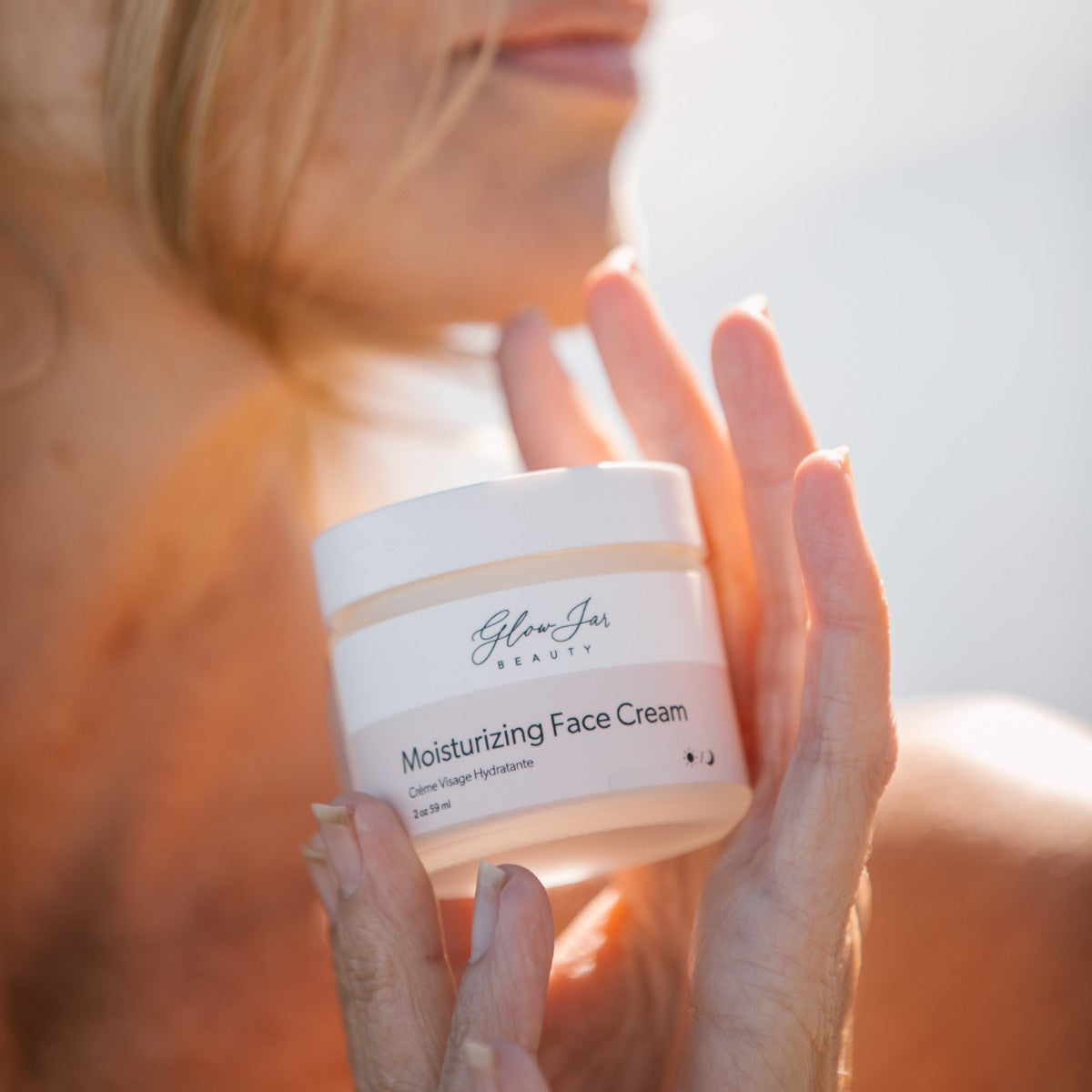 Glow Jar Beauty Moisturizing Face Cream - The Green Kiss
