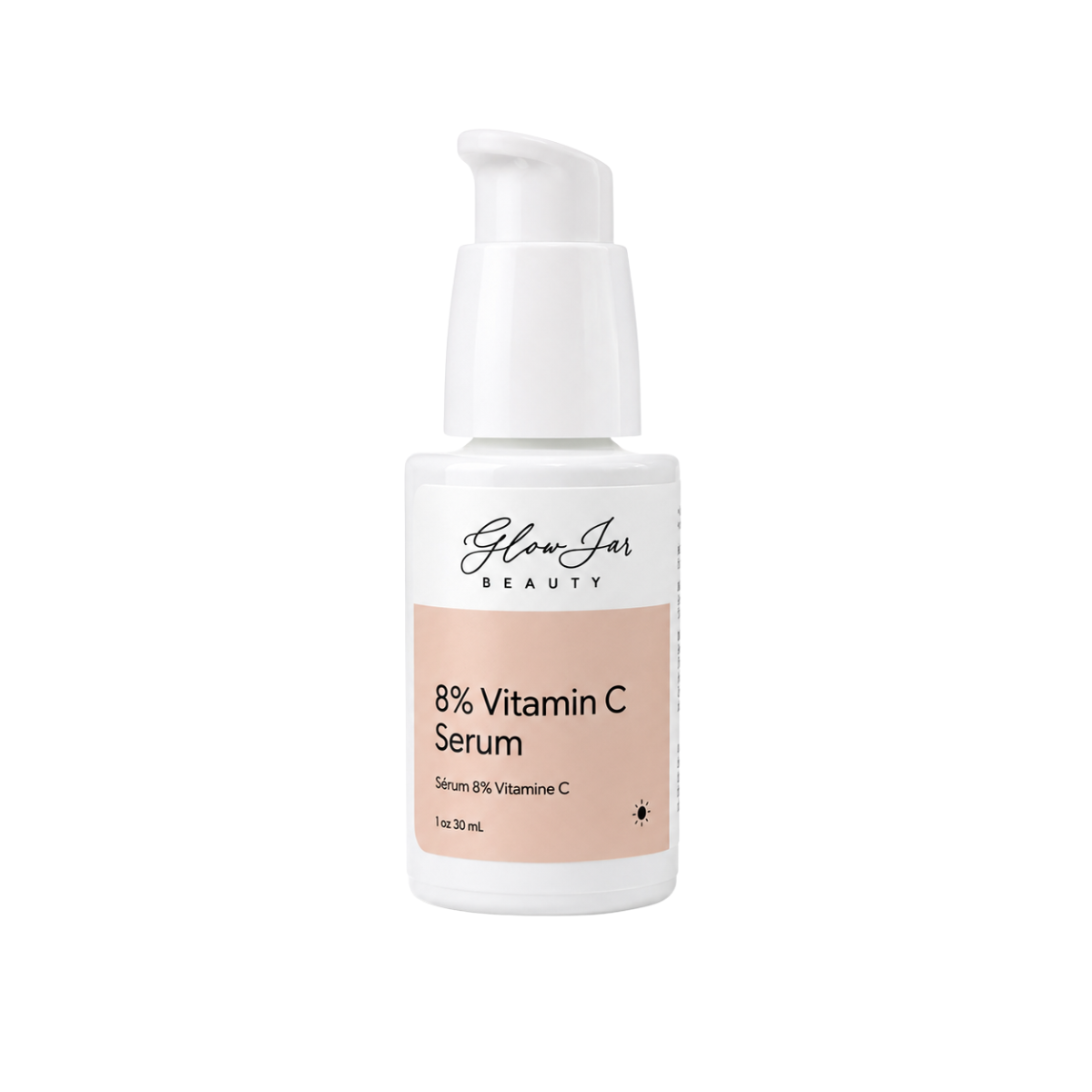 Glow Jar Beauty 8% AM Vitamin C Serum - The Green Kiss