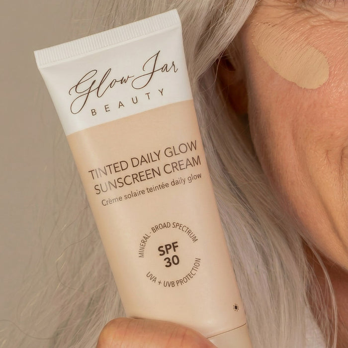 Glow Jar Beauty Tinted Daily Glow Sunscreen Cream SPF 30