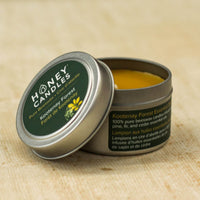 Honey Candles Beeswax Tin Candle - Kootenay Forest - The Green Kiss