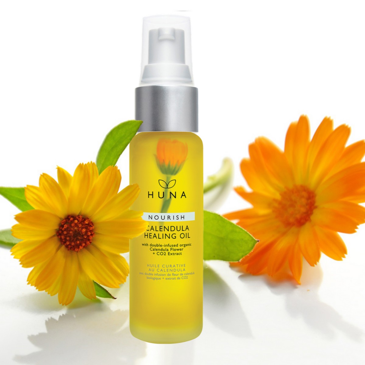 Huna Nourish Calendula Healing Oil - The Green Kiss