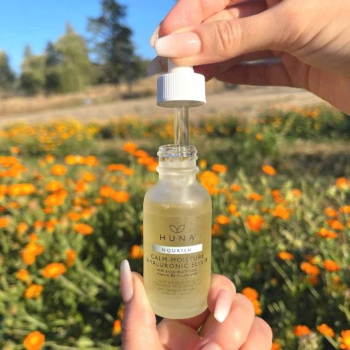 Huna Nourish Calm-Moisture Hyaluronic Elixir - The Green Kiss