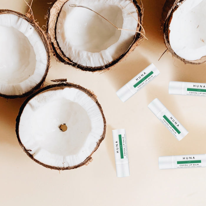 Huna Organic Cocoa Lip Balm - The Green Kiss