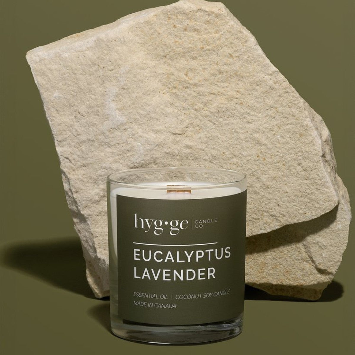 Hygge Candle in Eucalyptus Lavender - 9oz - The Green Kiss