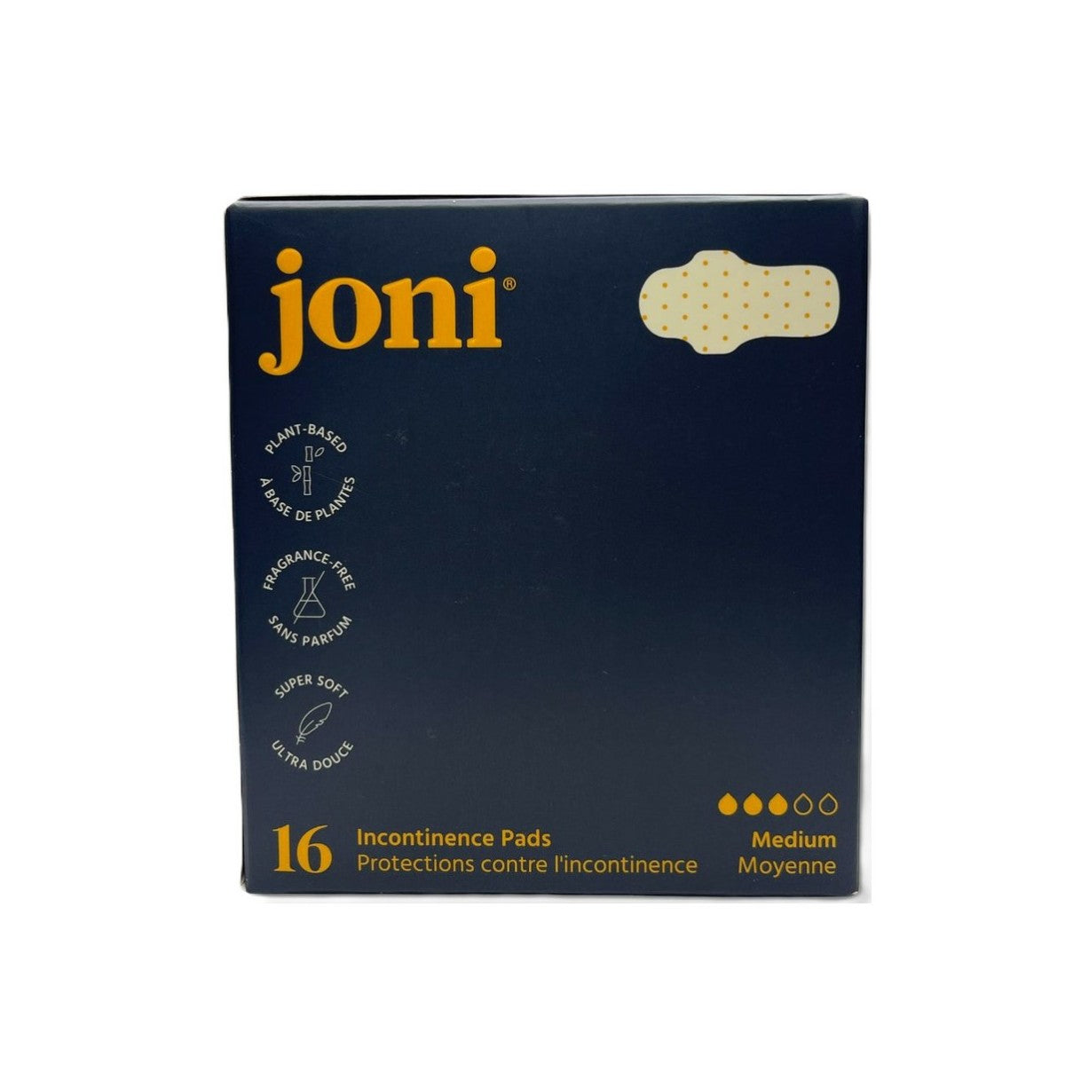 Joni Organic Bamboo Incontinence Pads - 16 Pack