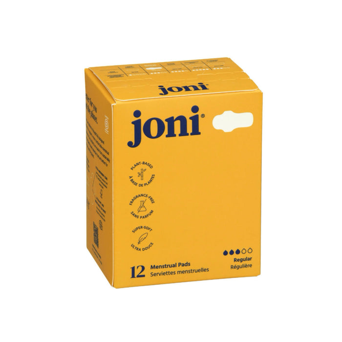 Joni Organic Bamboo Regular Pads - 12 Pack