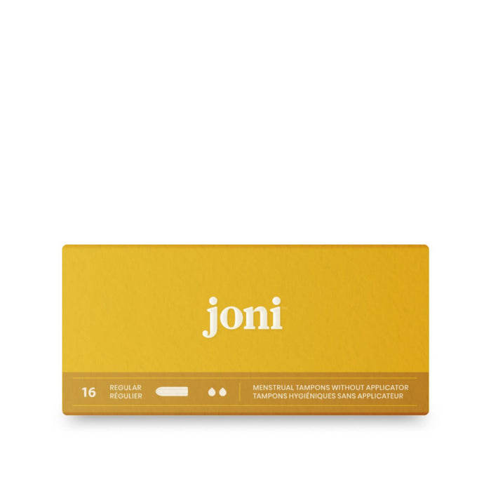 Joni Organic Cotton Regular Tampons - 16 Pack - The Green Kiss