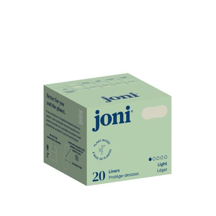 Joni Organic Bamboo Liners - 20 Pack - The Green Kiss
