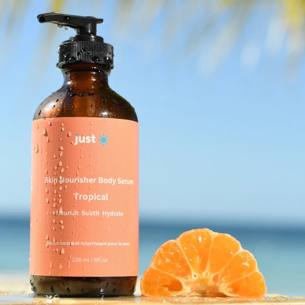 Just Sun Skin Nourisher After-Sun Body Serum - Tropical Citrus - Full Size - The Green Kiss