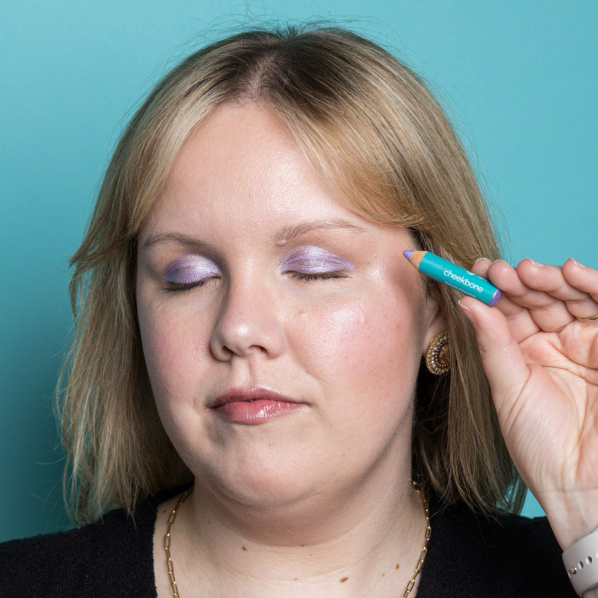 Cheekbone Beauty Fearless Eyeshadow Mini - The Green Kiss