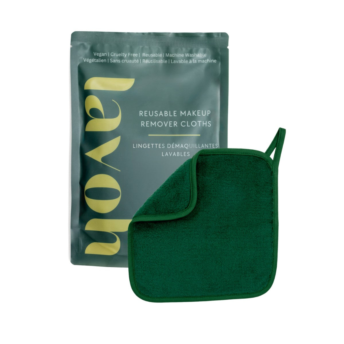 Lavoh Reusable Makeup Remover Cloth - Single - The Green Kiss