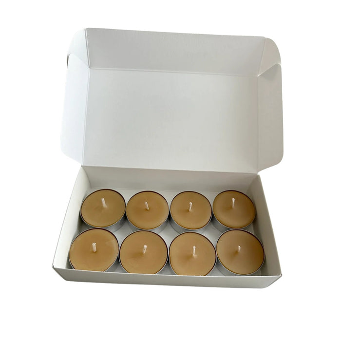 Little Mill Beeswax Tealights - 8 Pack