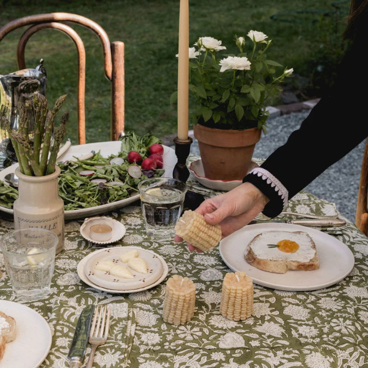 Little Mill Corn on the Cob Beeswax Candle
